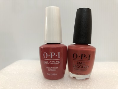 OPI GELCOLOR + MATCHING GEL POLISH MY SOLAR CLOCK IS TICKING (NL P38 / GC P38)