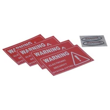 Highly Visible Large Alarm Sticker Security Sign Surveillance CCTV Warning