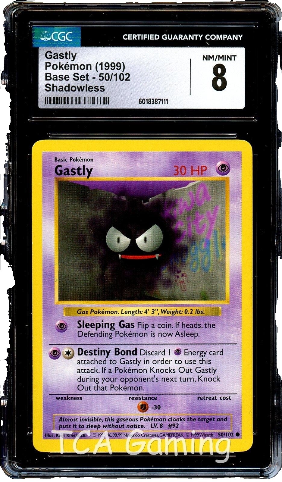 1999 gastly pokemon card value Gastly 50 102