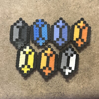 The Legend Of Zelda- Perler Beads Rupees- Nintendo Colors