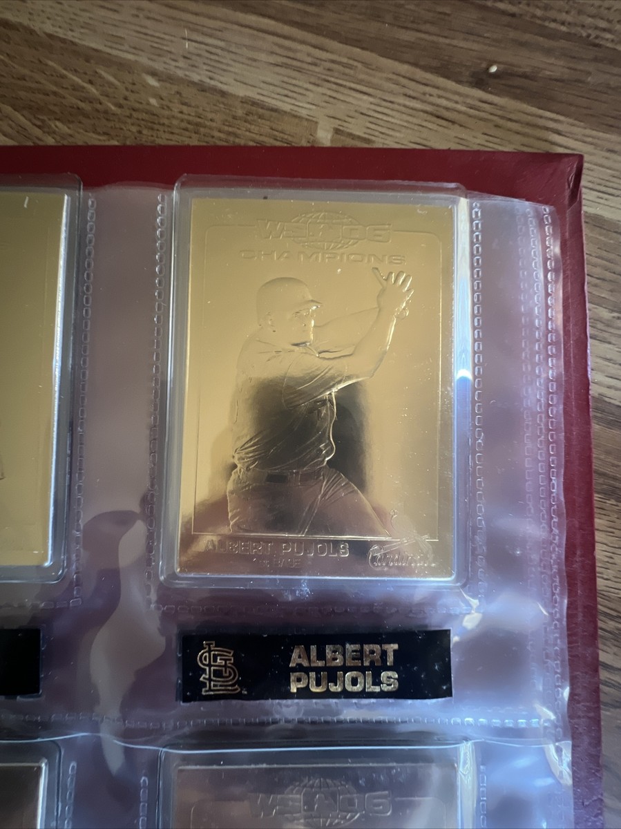 2006 Cardinals world series 22kt gold card team set | eBay