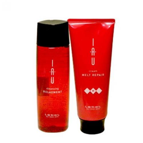 LebeL IAU Cleansing Relaxment Hair Shampoo & Conditioner 200ml +