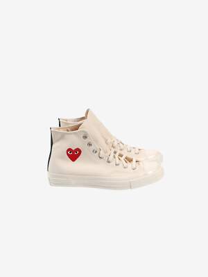 COMME DES GARCONS PLAY X CONVERSE - Chuck Taylor 70 Small Red Heart High Top Sne