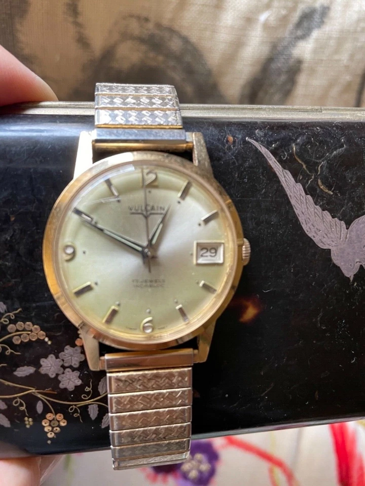 Reloj Pulsera Hombre Vulcan Vintage Raro Foto 4 de 4