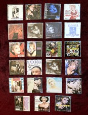 MADONNA  MINT  JAPAN 80's 45RPM RECORD COLLECTION PROMO & COLOR VINYL & INSERTS