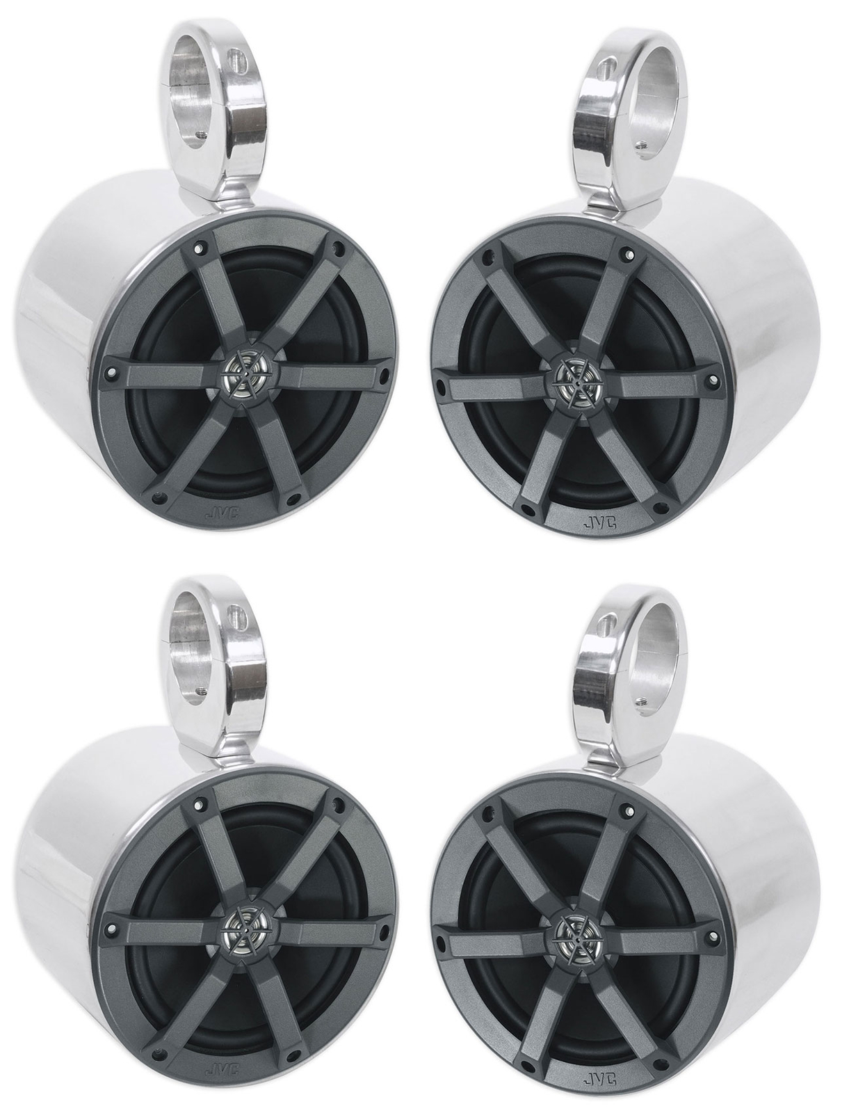 4 Лодочные колонки JVC CS-MS620 65 50 Вт RMS Marine Silver для вейкборда Tower