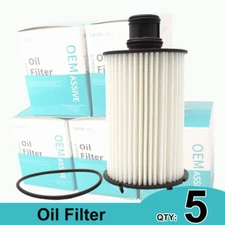 5x Car Engine Oil Filter For Land Rover RangeRover Velar LR4 Discovery LR011279