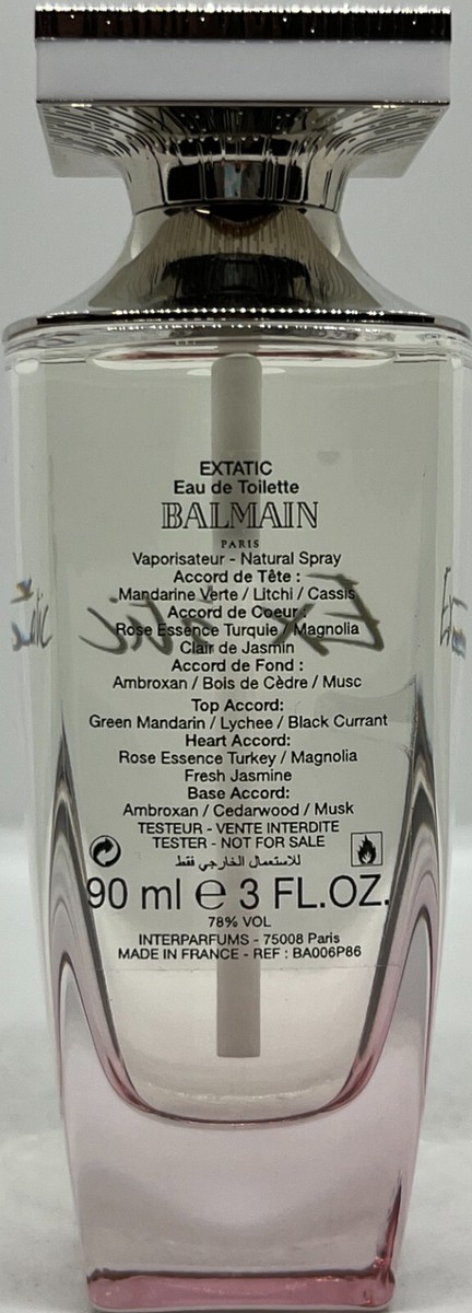 BALMAIN EXTATIC EAU DE TOILETTE SPRAY FOR WOMEN 3.0 Oz / 90 ml