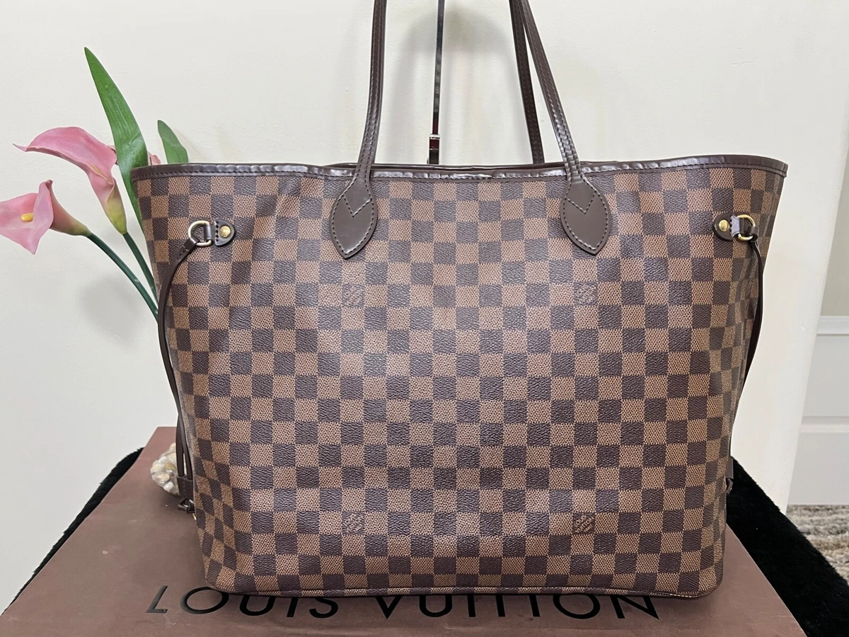 LOUIS VUITTON NEVERFULL GM - DAMIER EBENE HANDBAG