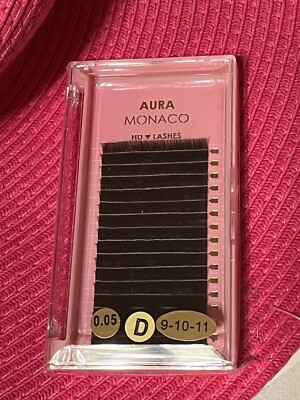AURA MONACO WIMPERN HD LASHES 0,05 D 9/10/11