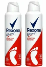 Rexona 2pack Efficient Aerosol foot powder  153 ml each