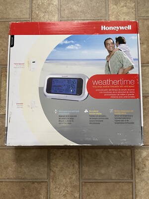 Honeywell TE852W WeatherTime Long Range Weather Forecaster With Wind Speed NIB!!