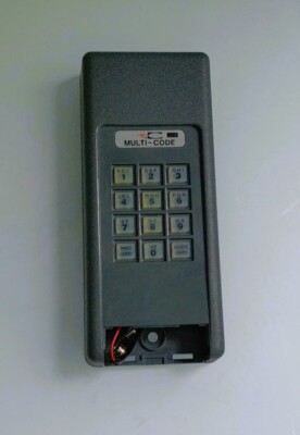 Linear Multi-Code 4200 Wireless Gate Garage Door Opener Keypad -No Battery Cover