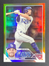 2023 Series 1 Base Gold Foil #36 Brandon Lowe Rays