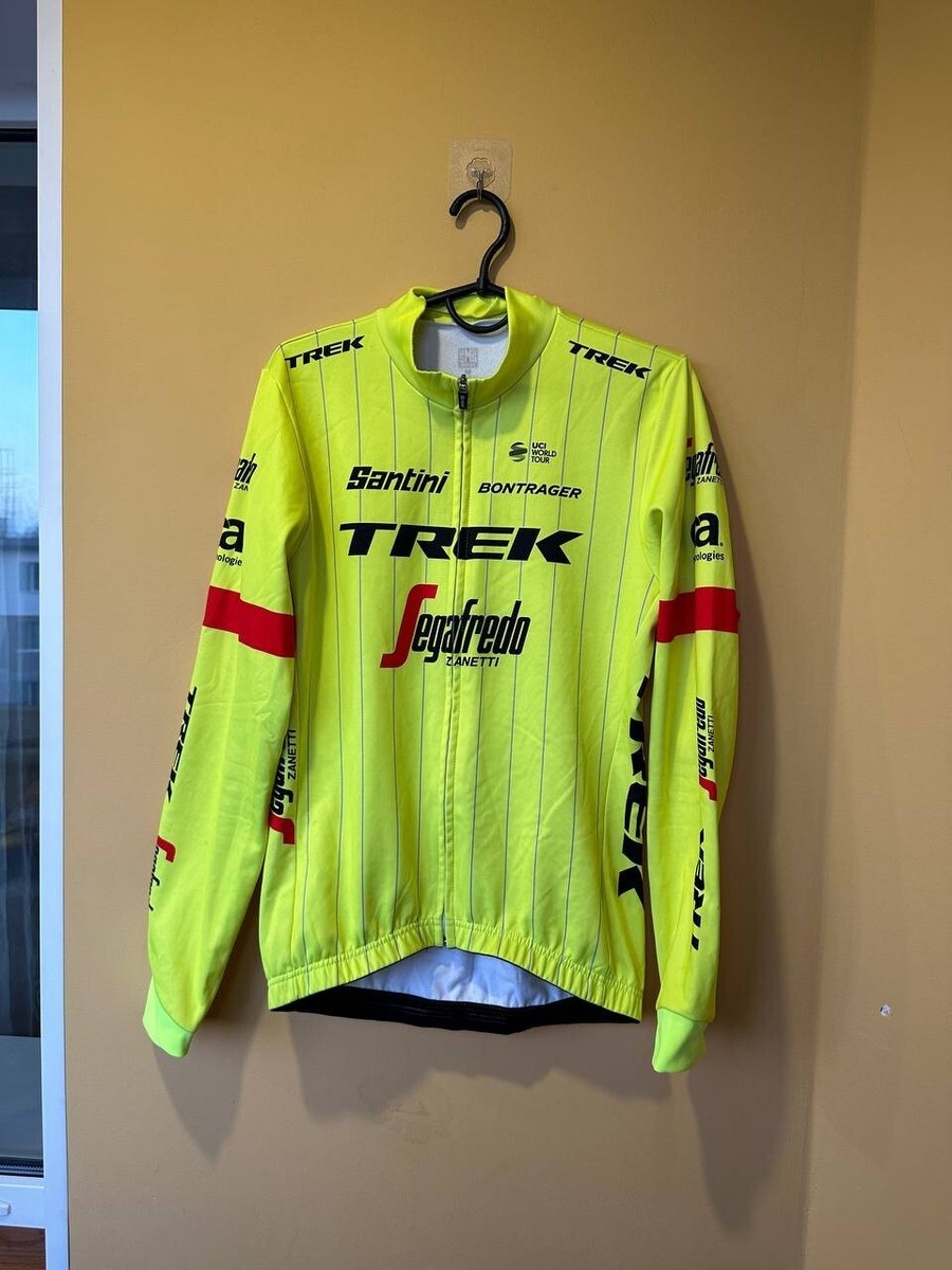 Santini Trek Bontrager Segafredo Cycling Shirt Men's Size M
