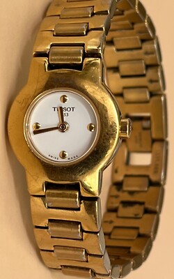 TISSOT gold Swiss Made G331K Sapphire Crystal Gold Plated Watch