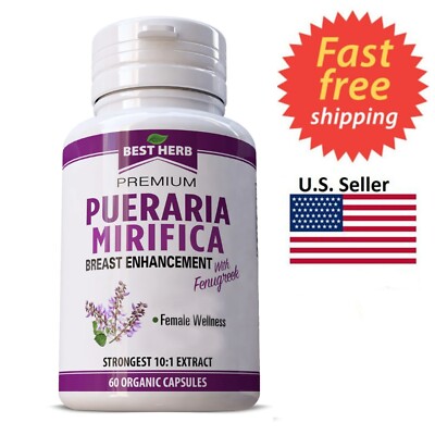 Pueraria Mirfica PLUS Fenugreek  60 PILLS 500mg SUPPLEMENT