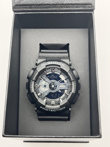 Exc Casio G-Shock GA-110 Analog-Digital Dial Black Watch GA-110-1BJF New Battery - Picture 2 of 14