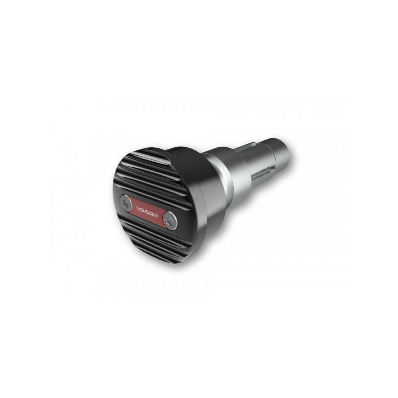 Embout de guidon moto WAVE HIGHSIDER rouge embouts de guidon universels tuning