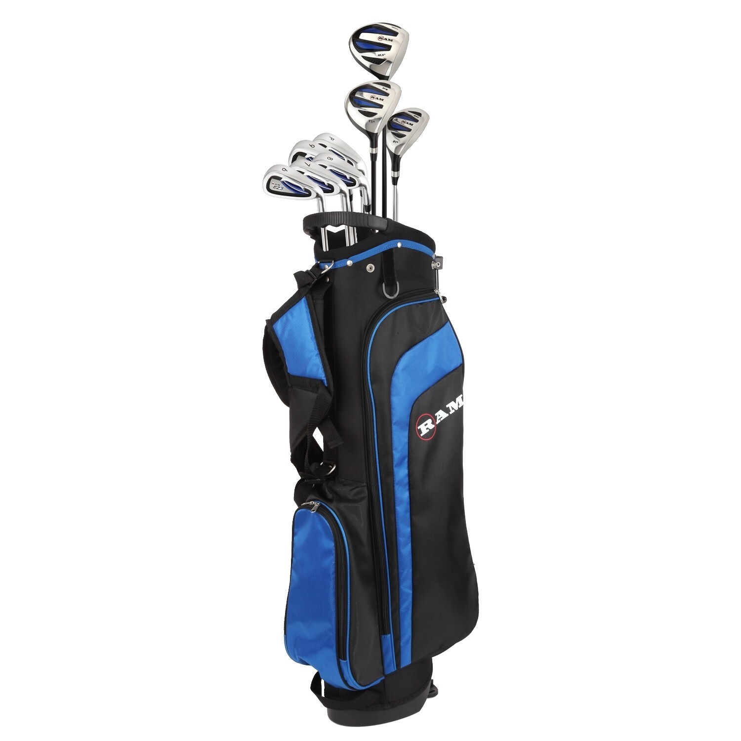 Ez3 Mens +1" Golf Clubs Set, Graphite/steel, Missing Putter