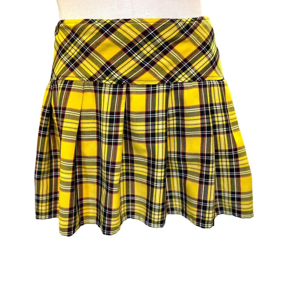 Tripp Nyc Yellow Plaid Long Skirt Hot Topic Tripp NYC Plus Size