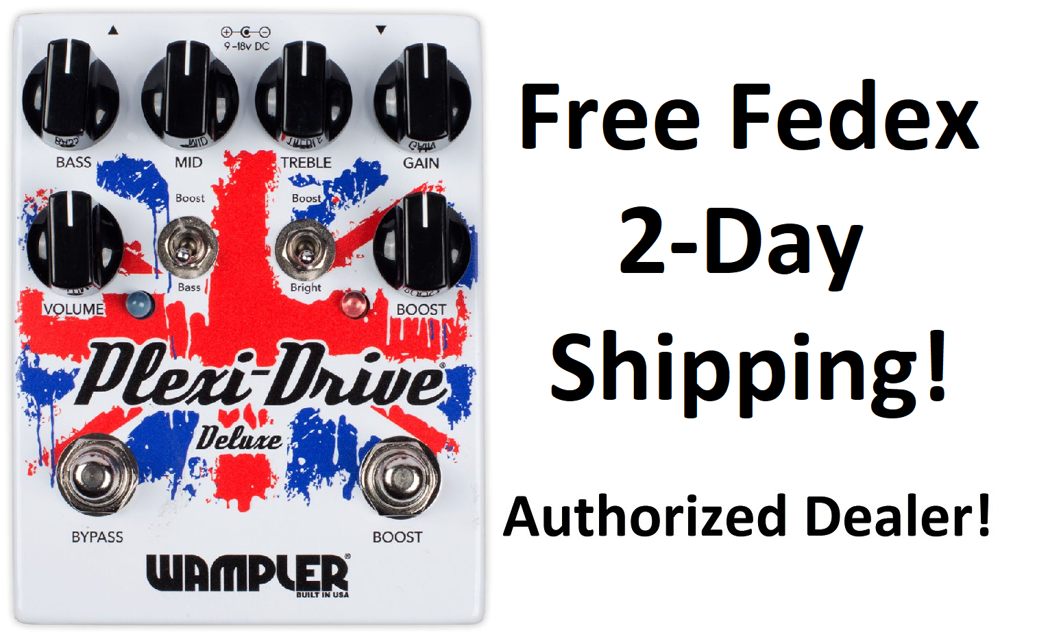 New Wampler Plexi Drive Deluxe Overdrive Guitar Effects Pedal | eBay