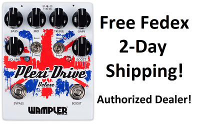 New Wampler Plexi Drive Deluxe Overdrive Guitar Effects Pedal