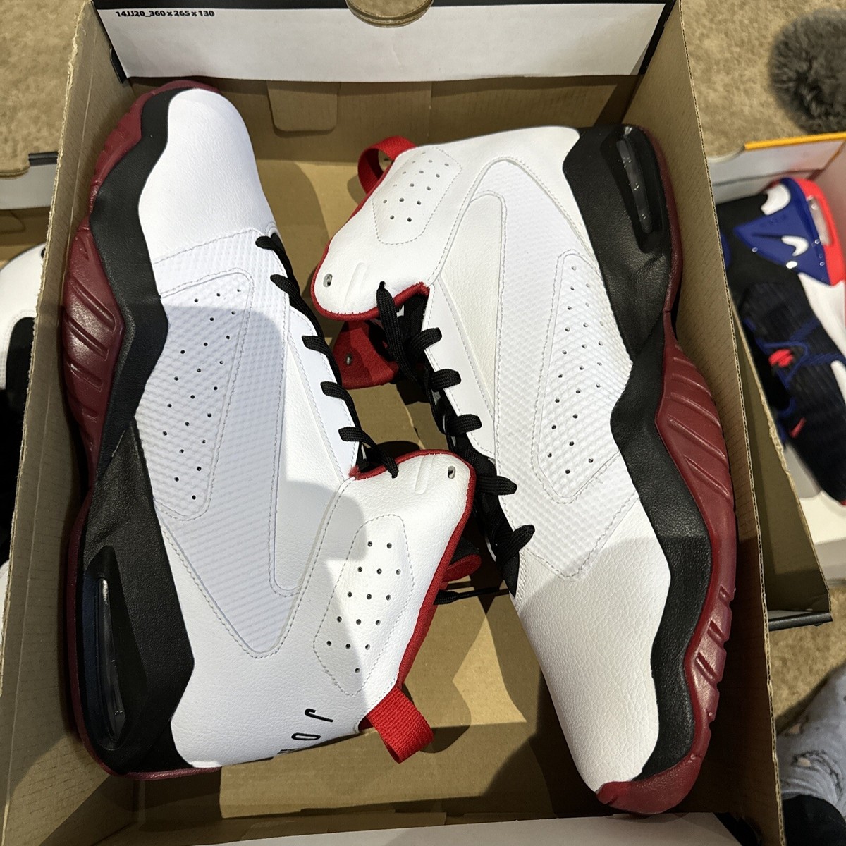 NIKE JORDAN LIFT OFF MENS BASKETBALL SHOES White Black Red AR4430