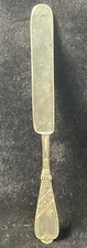 vintage victorian silver plated unbranded, butter knife spreader #5