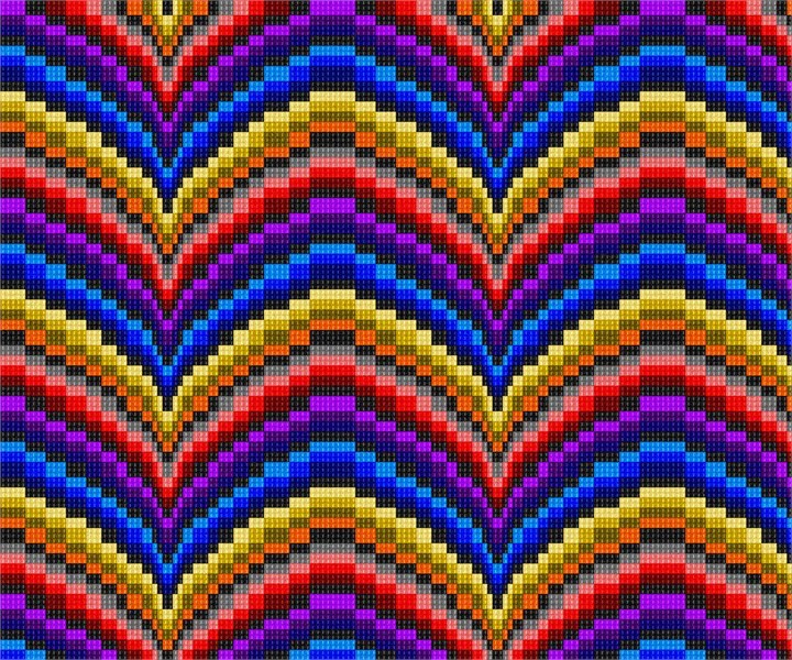 Tallit Bargello 2 Needlepoint Kit or Canvas (Jewish/Judaica/Tallit Bag