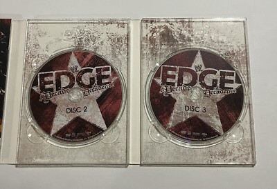 WWE Edge a Decade of Decadence Wrestling 3-DISC Set DVD Complete
