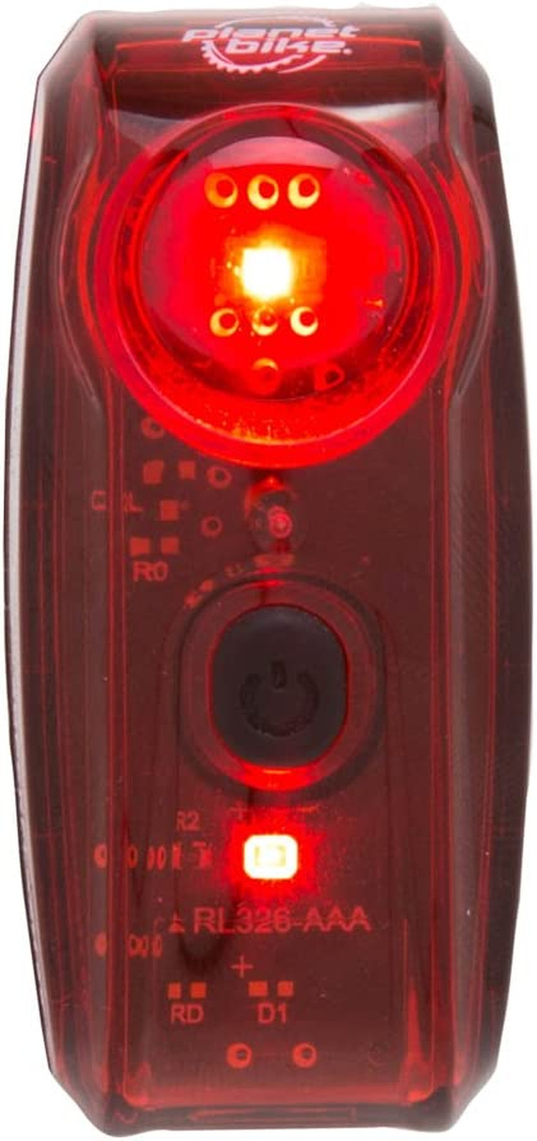 Superflash 65 Bike Tail Light,Red/Black