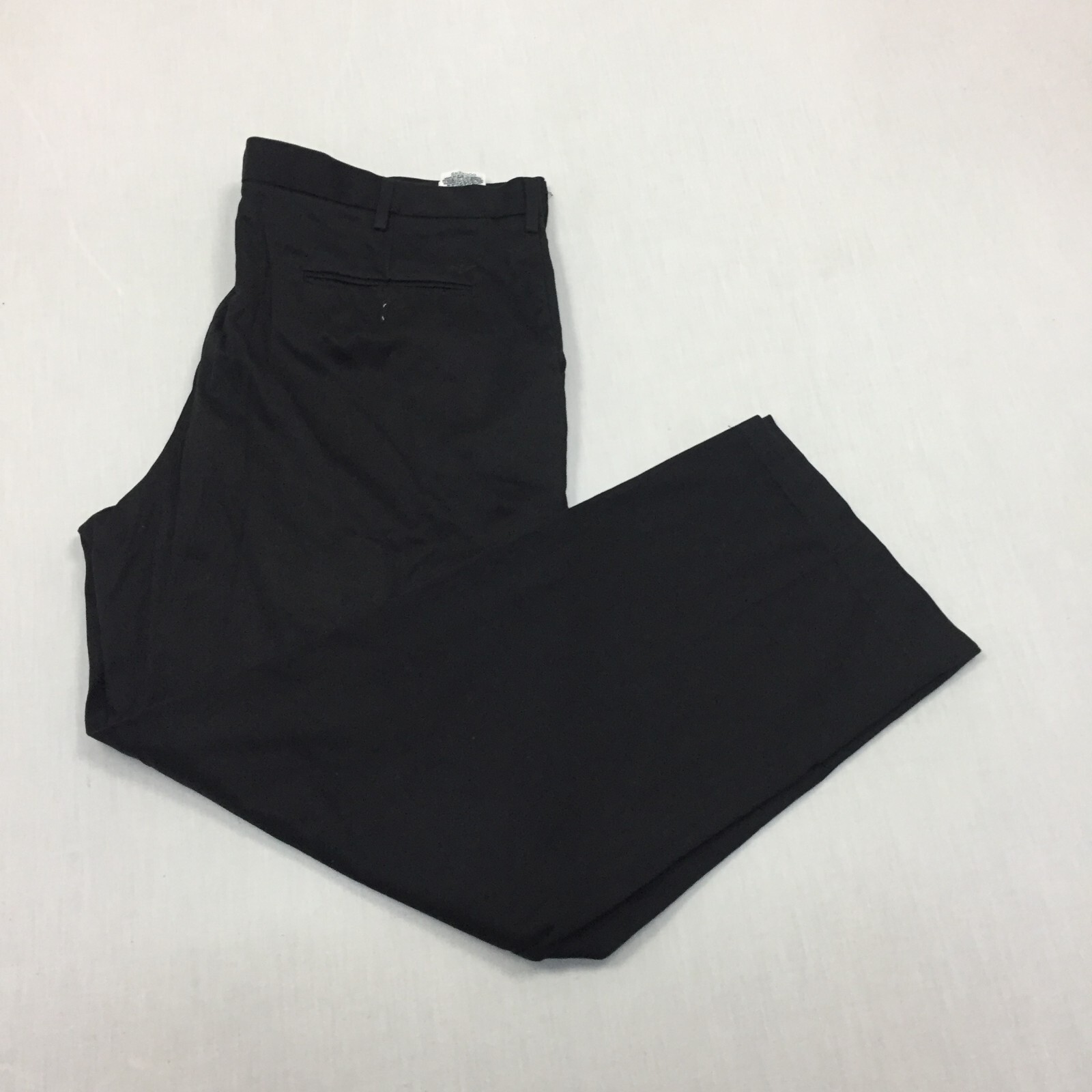 Dockers Chino Trousers Cotton Pants Straight Fit Mens Size 40W 30L Black