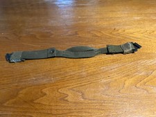 Soggolo in cotone verde con attacchi e mentioniera da para elmetto USA-Vietnam-I