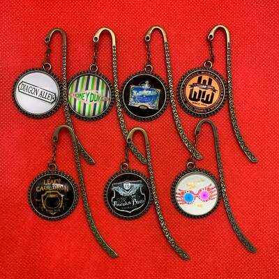 HP (Harry Potter) Shop Winkelgasse Cabochon Lesezeichen - Weasley Honey Dukes NEU