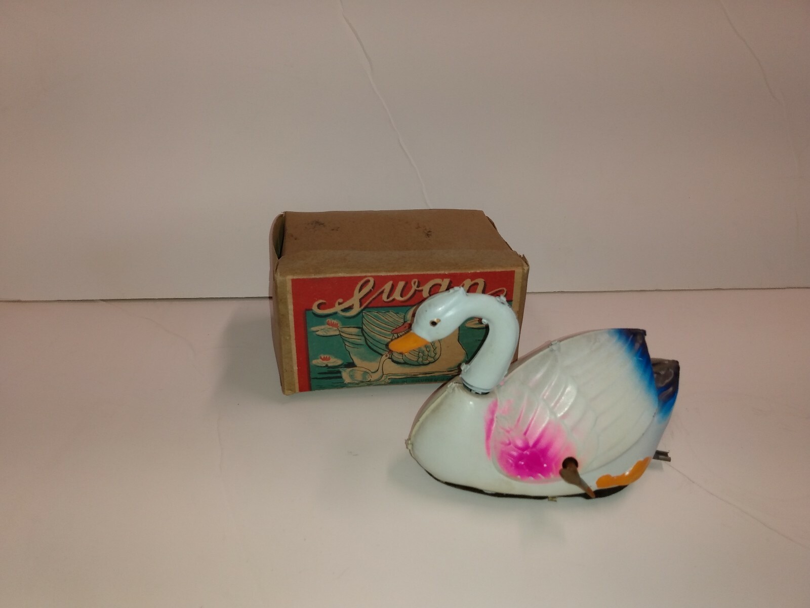 Vintage Swan Wind UP Toy