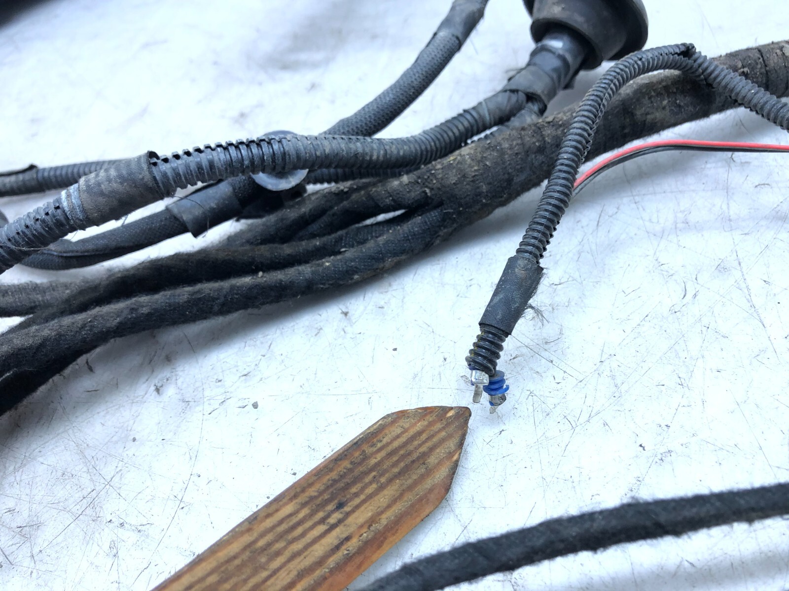 2014-2019 MASERATI GHIBLI 3.0L V6 ENGINE BAY WIRING HARNESS OEM #DAMAGED.