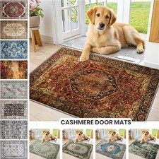 Non Slip Large Door Mat Dirt Trapper Washable Rug Indoor Outdoor Welcome Mats UK