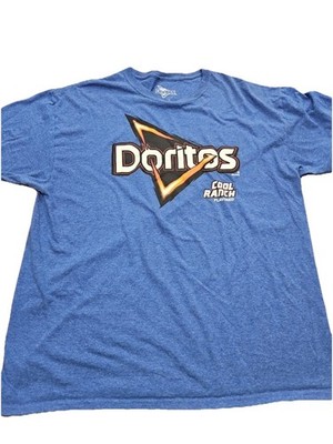 Doritos Nachos Cool Ranch Blue Tee Shirt Size XL Excellent Condition