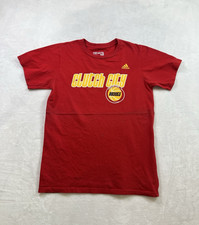 Adidas Go-To Tee Houston Rockets Clutch City Basketball Red T-Shirt Size Small