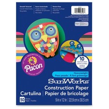 Pacon Sunworks Construction Paper - 9" X 12" - Blue 7403 40