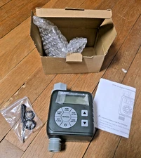 Sprinkler Timer Programmable Irrigation Water Timer for Garden Hose Solar/B