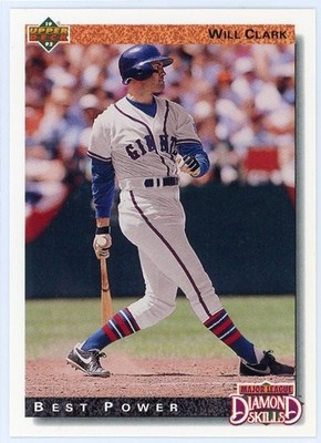1992 Upper Deck - Diamond Skills - Best Power - Will Clark #718