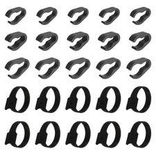 Mic Cable Clips Microphone Mic Cable Clips 15mm 20mm 25mm with Cable Ties 5 Set