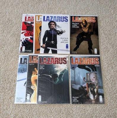 8 Issue Lot Lazarus 3 4 5 10 11 12 14 15 Image Comics Greg Rucka