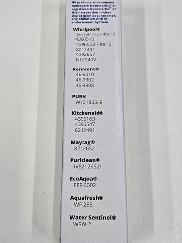 (2) Refresh R-9010(A)-S Refrigerator Water Filter 46-9010 4396508 - Picture 3 of 3