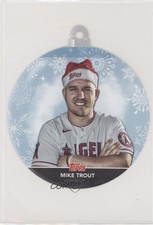 2020 Topps Holiday WalMart Mega Box Oversized Ornaments Die-Cuts Mike Trout 0n8