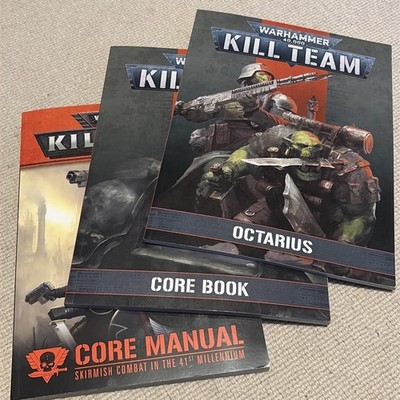 Warhammer Bücher x 3 / Kill Team Octarius / Kernbuch / Kernhandbuch Top Zustand 