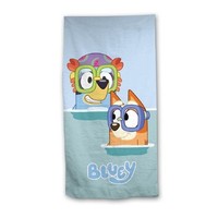 Bluey Badehandtuch FüR Kinder – Strandtuch 70X140 Cm Aus Reiner Baumwolle