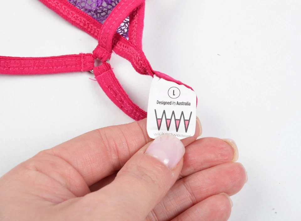 Tanga Sexy Micro Encaje Comadreja Malvada Raro Talla L Foto 4 de 4